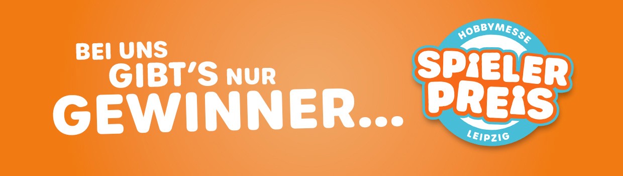 Banner des Hobbymesse Leipzig Spieler Preises.