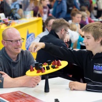 Spielwelt der Hobbymesse Leipzig 2025