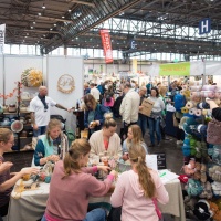 Kreativwelt der Hobbymesse Leipzig 2025