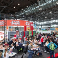 Der Spielebereich auf der Hobbymesse