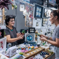 Deko und Kreatives kaufen auf der Hobbymesse