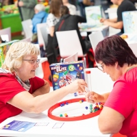 Der Spielebereich auf der Hobbymesse