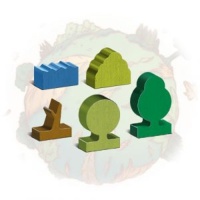 Spielmaterial von "Evergreen"